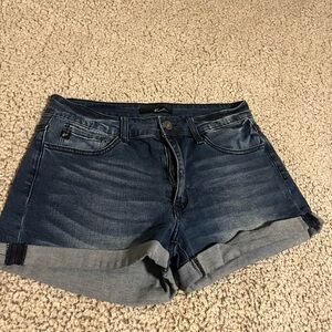 KanCan Blue Jean Shorts Distressed Cut-Off Style
